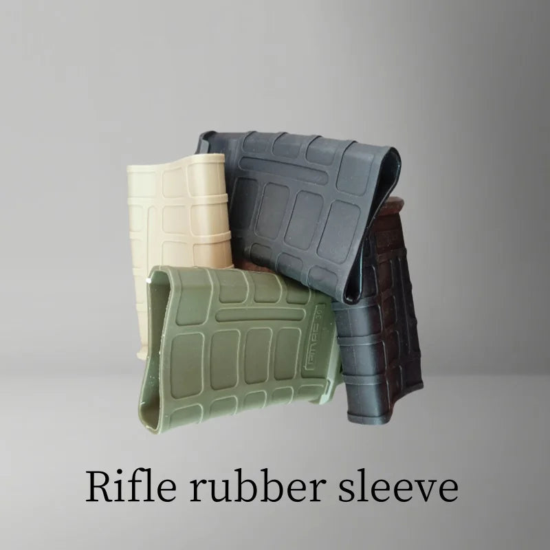 Hunting Quick Magazine Rubber Leather Cover 5.56 Magnetic Bag Cover Rubber Sliding Cover Gun Air Gun Soft Bullet Hunting Access